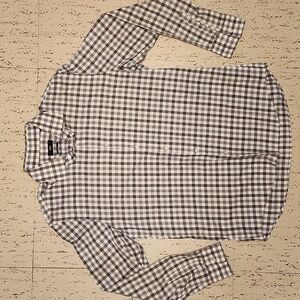 Hugo Boss Checkered Slim Fit Button Down Long Sleeve Casual Dress Shirt